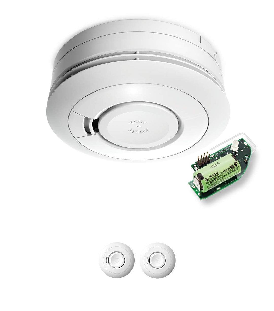 Ei Electronics Ei650RF Funkrauchmelder, Bundle aus funkvernetzbarem Rauchwarnmelder und Funkmodul im