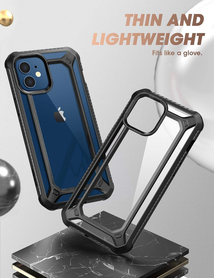 SUPCASE Transparent Hülle für iPhone 12 mini (5.4") Handyhülle 360 Grad Case Bumper Schutzhülle Cove