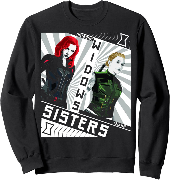 Marvel Black Widow Natasha Yelena Sisters Sweatshirt
