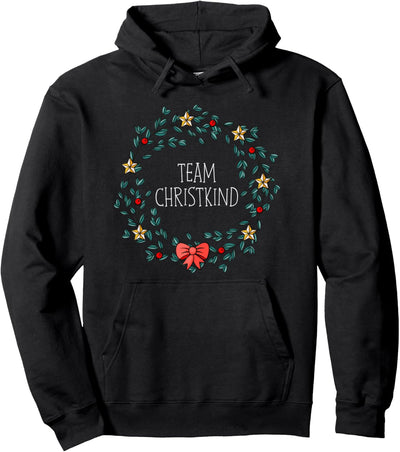 Team Christkind Christkindl Heilig Abend Familie Kostüm Pullover Hoodie