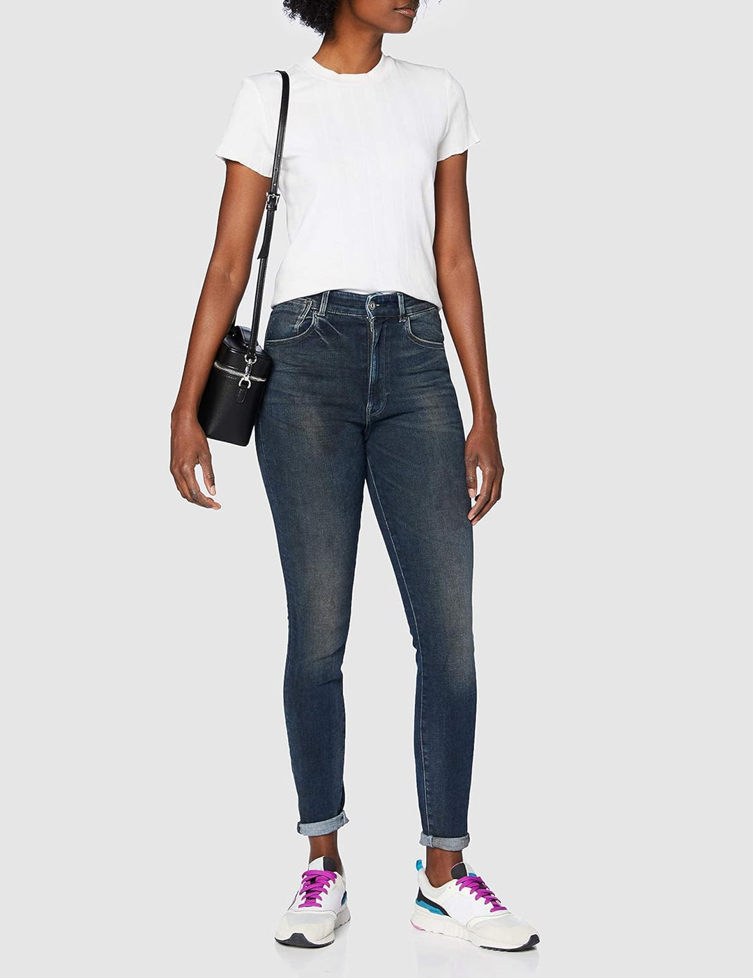 G-STAR RAW Stringfield Women's Jeans Ultra High Waist Skinny 26W / 30L Blau (Antic Nebulas D17849-c2