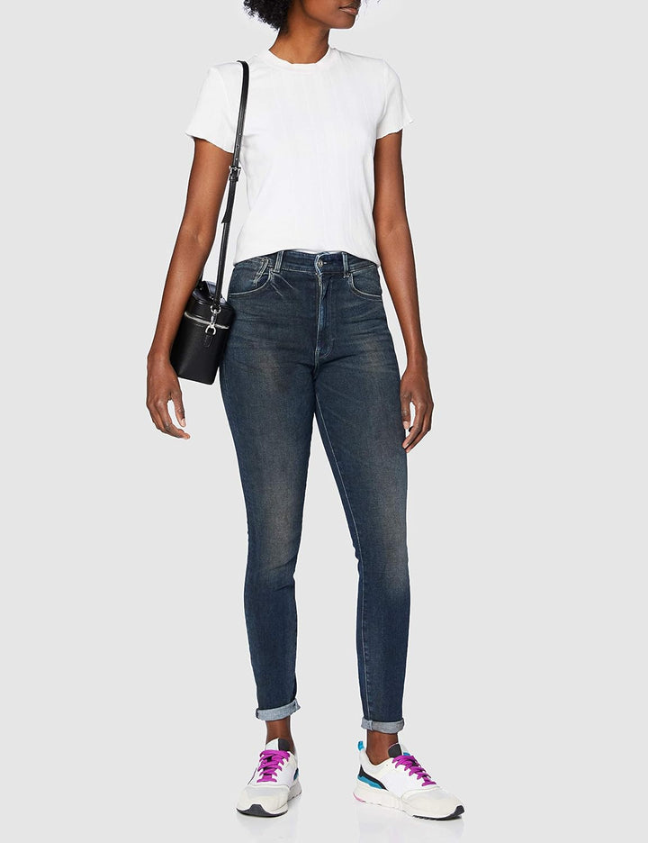 G-STAR RAW Stringfield Women's Jeans Ultra High Waist Skinny 26W / 30L Blau (Antic Nebulas D17849-c2