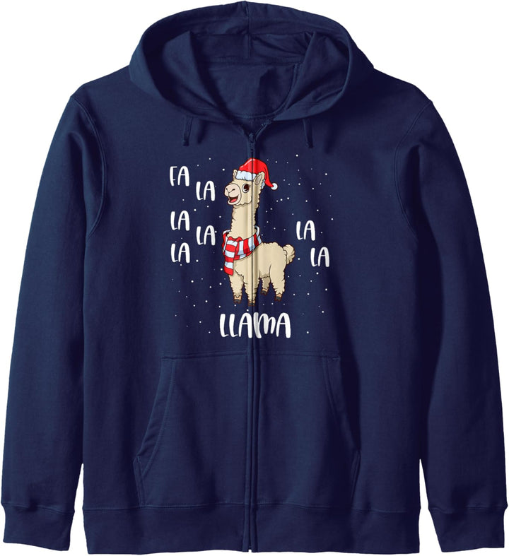 Weihnachtslama - Fa La La Llama Kapuzenjacke