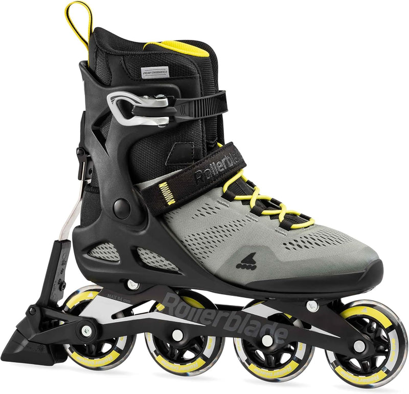 Rollerblade 245 Silver/Neon Yellow, 245 Silver/Neon Yellow