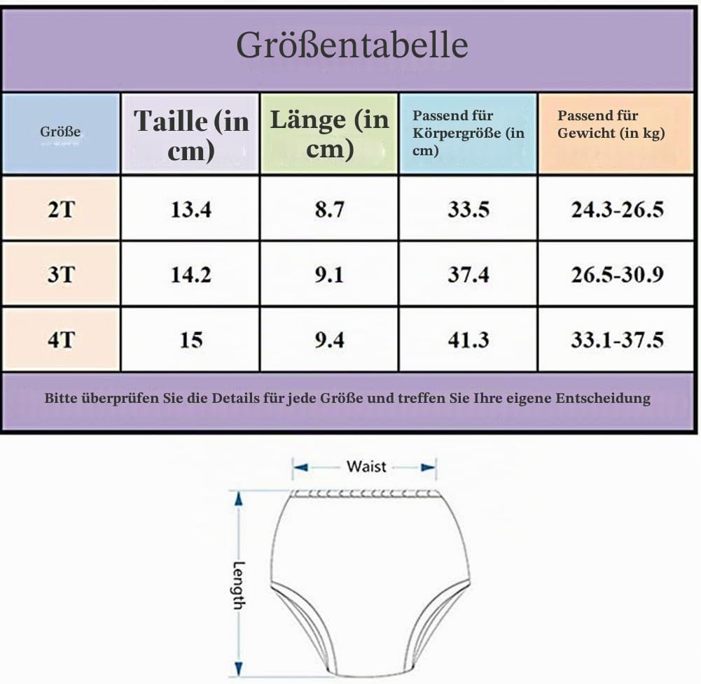 Skhls Töpfchen Trainingshose Trainerhosen Töpfchentraining Trainingshose Trainingsunterhosen für Kin