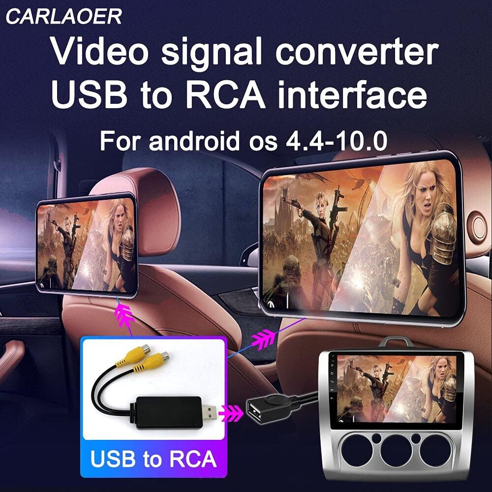 M.I.C. SKAA-66:USB RCA Adapter Video Adapter Interface geeignet für Android Autoradio von USB zu ver