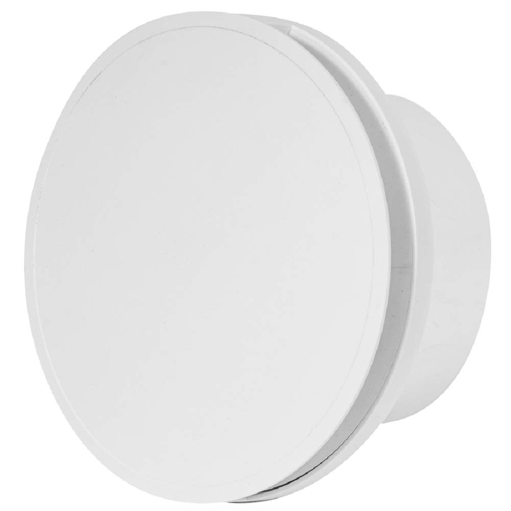 EUROPLAST Ø 150mm Bad-Lüfter mit Front, Leise Ventilator mit Kugellager (Rund mit Feuchtigkeitssenso