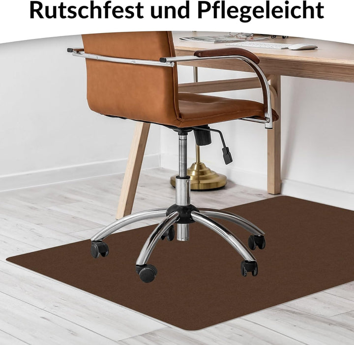 ANRO Bodenschutzmatte Bürostuhl Unterlage Schreibtischstuhl Unterlage Bürostuhl Teppich rutschfeste