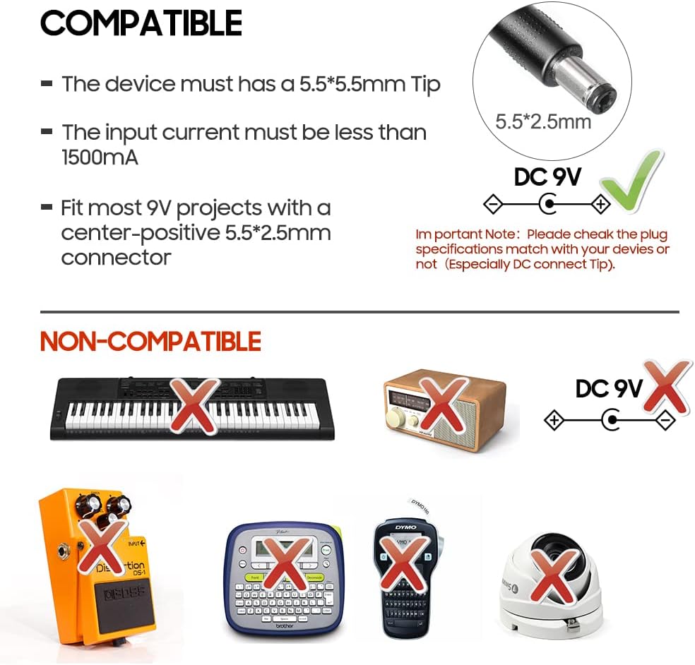 KFD Netzteil 9V Ladegerät Ladekabel für MEDION E66877(MD 43877) DAB+ Life P66200 (MD45200) Baustelle