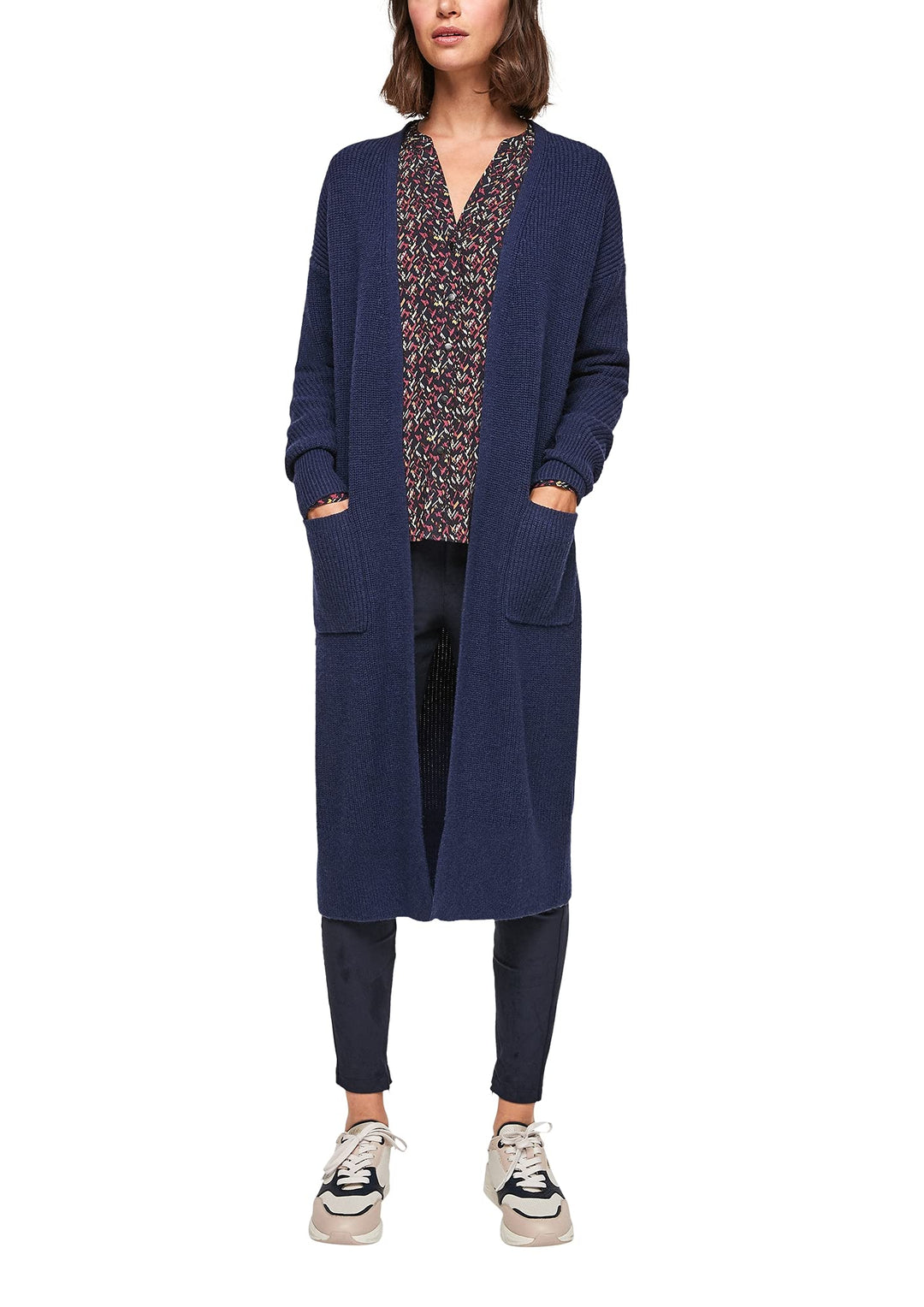 s.Oliver Damen Strickjacke 34 Navy, 34 Navy