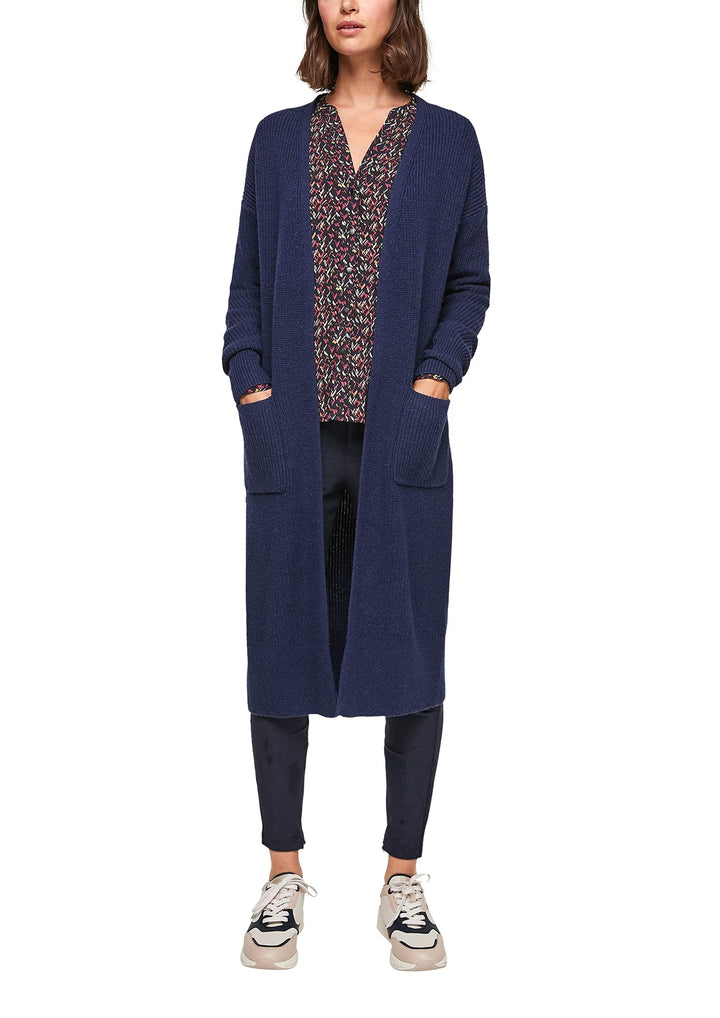 s.Oliver Damen Strickjacke 34 Navy, 34 Navy