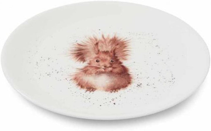 Wrendale Designs Porzellan-Kuchenteller Eichhörnchen ca. 20,5 cm D Frühstück Kaffee Kuchen Nachtisch