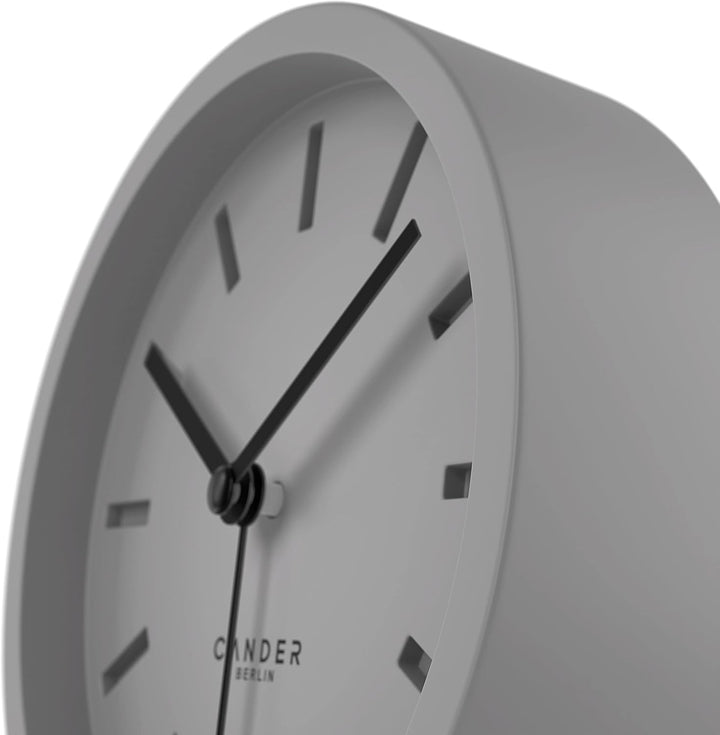 Cander Berlin MNU 2512 K Wecker lautlos ohne Ticken 12 cm analog batteriebetrieben ohne Tickgeräusch