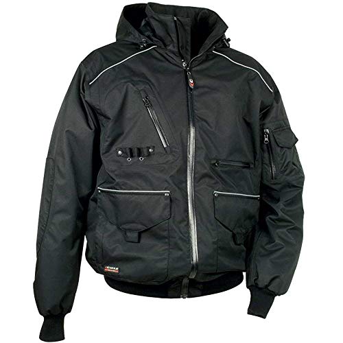 Cofra V091-0-05.Z62 Arbeitsjacke "Motor", schwarz, Grösse 62 Schwarz 62, Schwarz 62