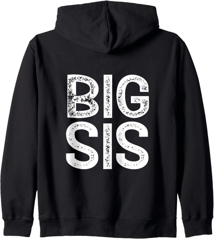 Big Sis Sister Grosse Schwester Geschenk Partnerlook Kleine Kapuzenjacke