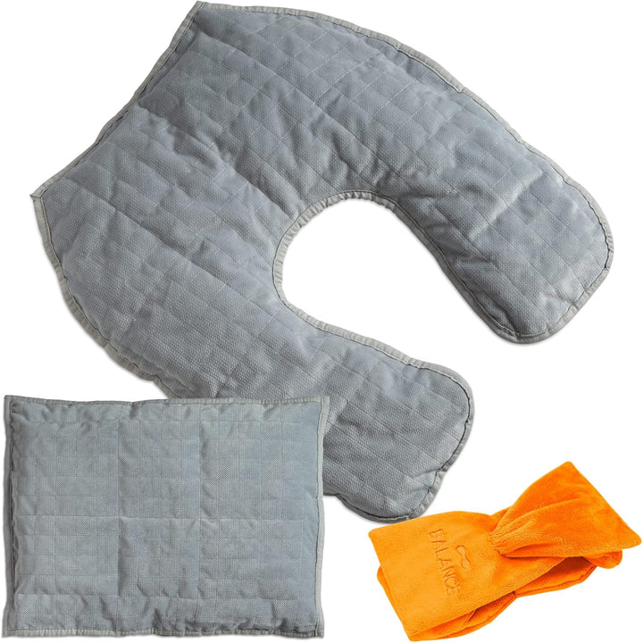 Gravity Home Office Kit : Gewichtskragen Gewichtskissen und Gewichtsband für Stress Nacken- Rücken-