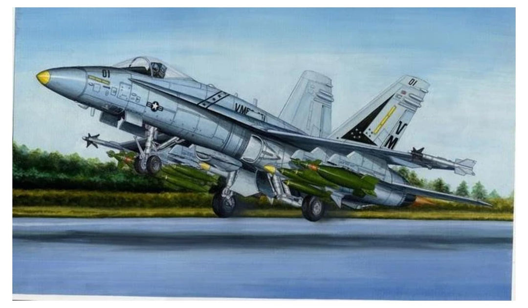 Hobby Boss F/A-18A Hornet, HY80320, Mehrfarbig