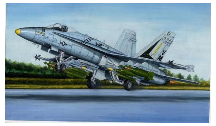 Hobby Boss F/A-18A Hornet, HY80320, Mehrfarbig