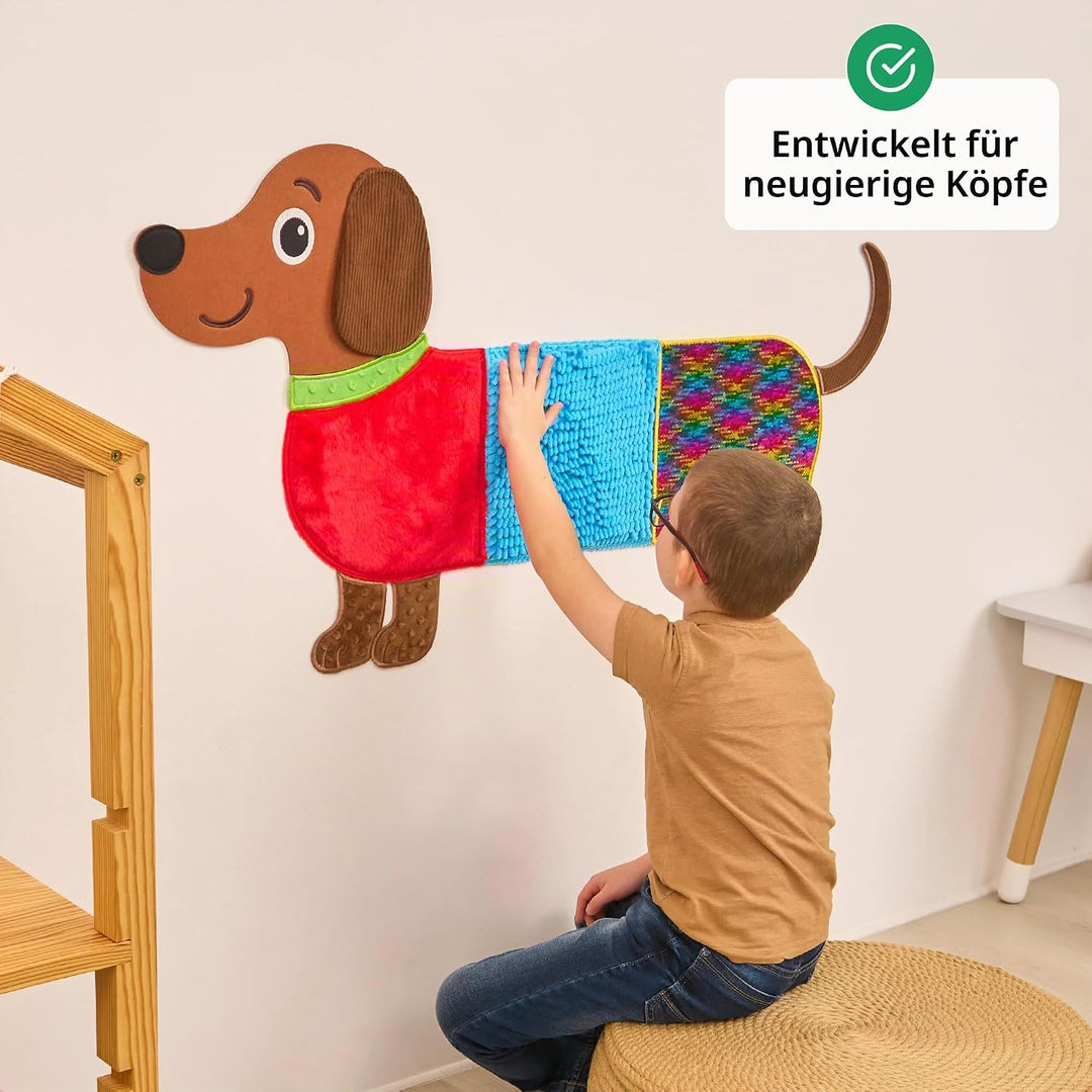 Sensory Wall v4 | Sensory Wall Panel (Dinosaur) Dog, Dog