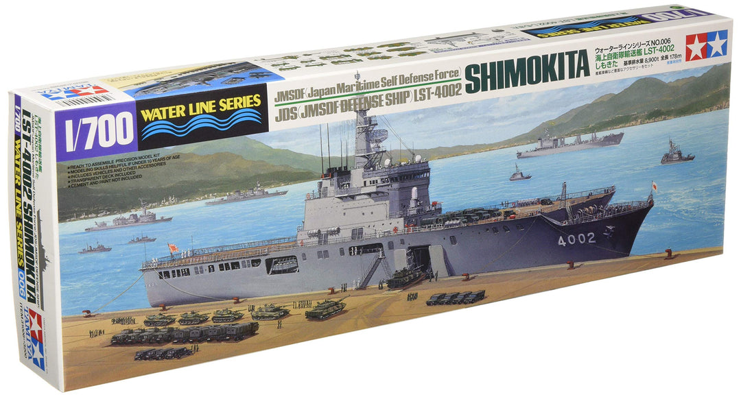 Tamiya – 31006 – Modellbau Kunststoff Zusammenbau Massstab 1/700 des Schiff von Landung Angriffsschi