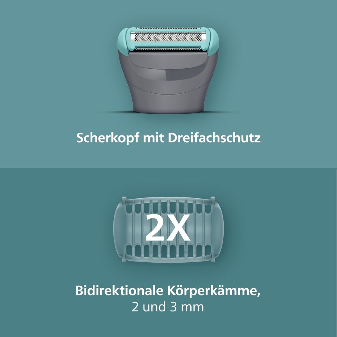 Philips Bodygroom 3000er-Serie – Herrentrimmer mit Dreifachschutz-Rasiersystem, trimmen und rasieren