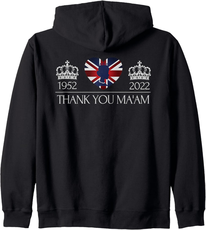 Queen Elizabeth Platin Jubiläum 70 Jahre Britische Flagge Kapuzenjacke