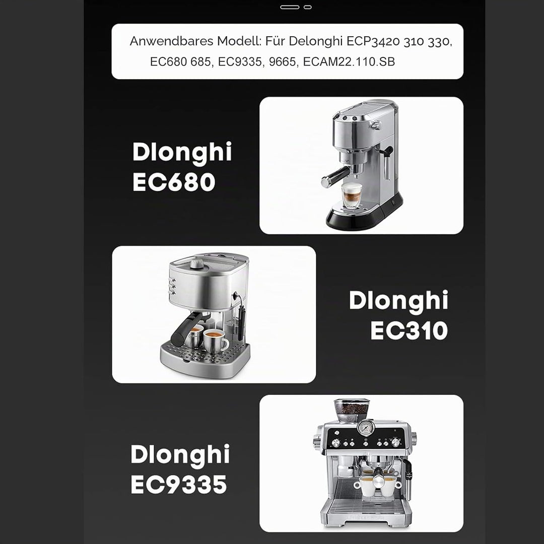 Edelstahl-Kaffeedampfdüse, Leistungsstarker Dampf, Geeignet für ECP3420 310 330, EC680 685, EC9335,