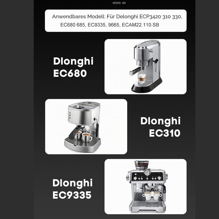 Edelstahl-Kaffeedampfdüse, Leistungsstarker Dampf, Geeignet für ECP3420 310 330, EC680 685, EC9335,