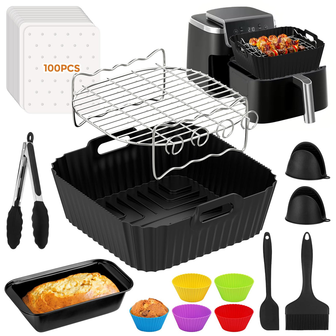 Heissluftfritteuse Zubehör für Ninja Max PRO 6,2L AF180EU und Ninja PRO 4,7L AF140EU Heissluftfritte