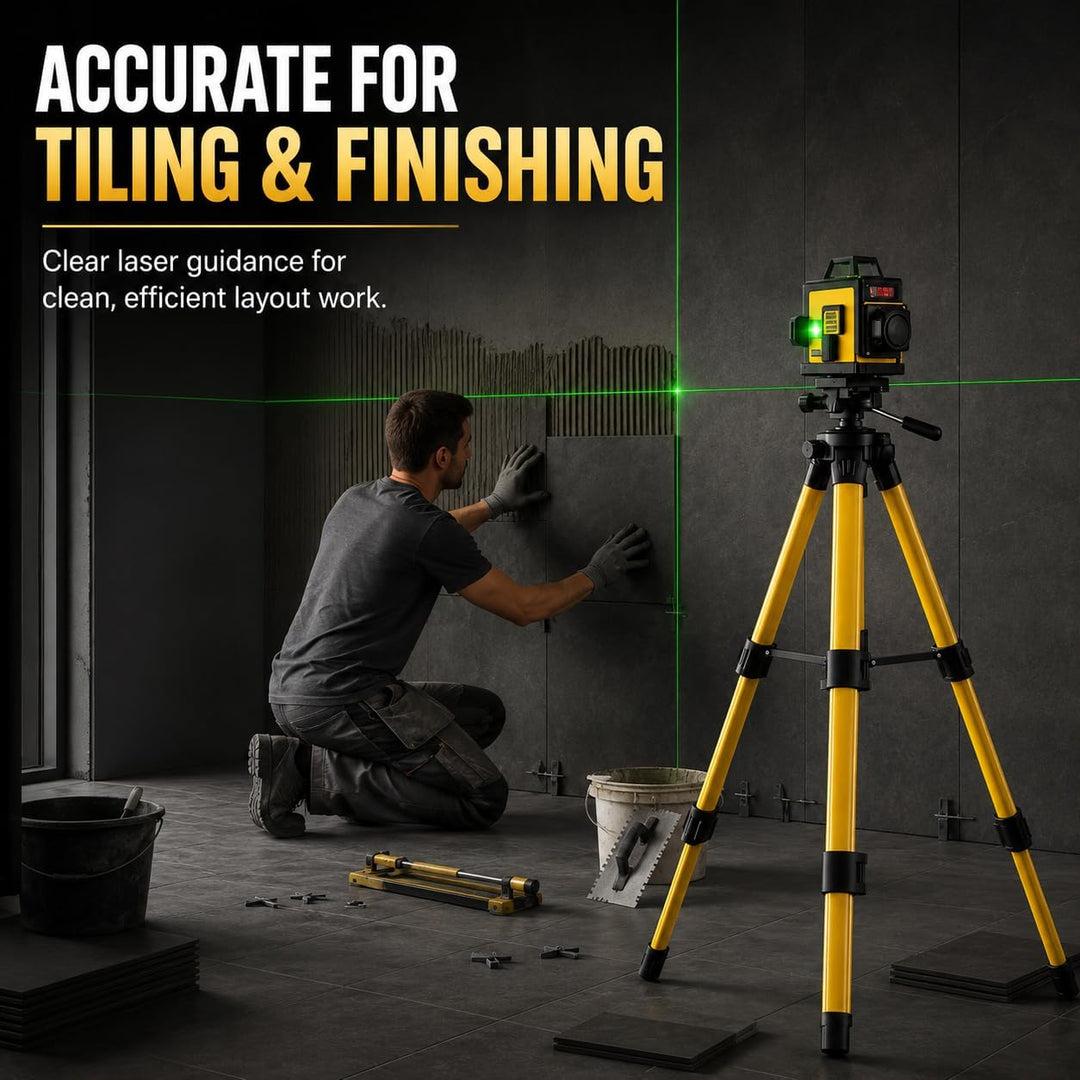 Candeon Kreuzlinienlaser Stativ, Teleskopisch Laser Level Stativ Gewinde 5/8", 38-100cm, Aluminiumst