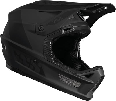 IXS Xult Dh Integralhelm für Mountainbike/E-Bike/BMX, Schwarz, SM (53-56cm)