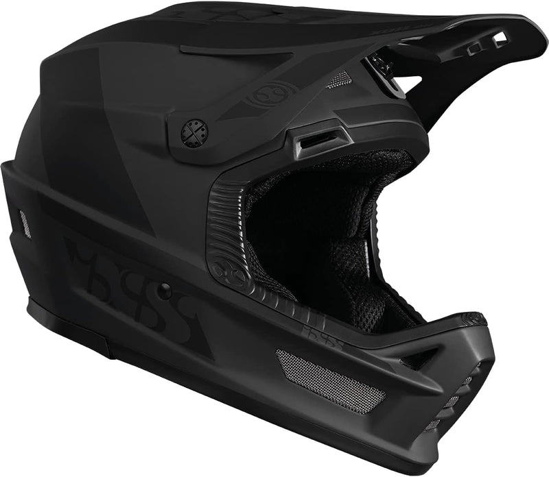IXS Xult Dh Integralhelm für Mountainbike/E-Bike/BMX, Schwarz, SM (53-56cm)
