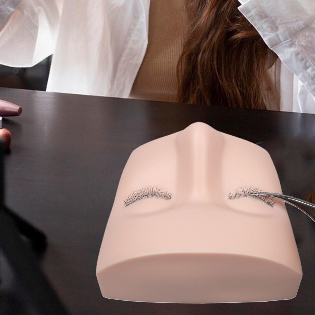 Muteitt Wimpern-Mannequin-Kopf Für Wimpernverlängerung, Wimpernverlängerung, Augenlider, Make-up-übu