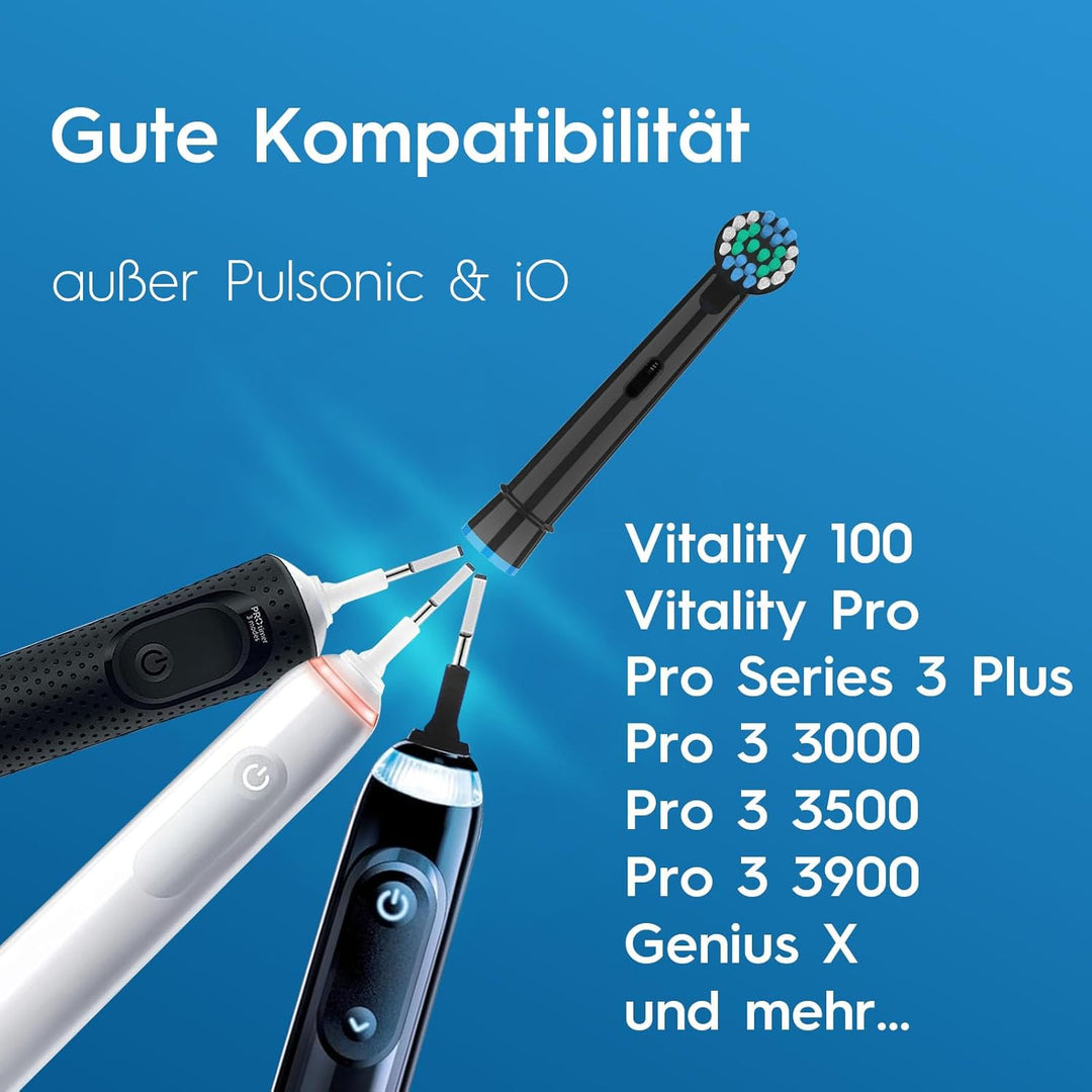 HSYTEK 16er Aufsteckbürsten Kompatibel mit OralB Zahnbürste Elektrische, Aufsätze für OralB Pro 3 35