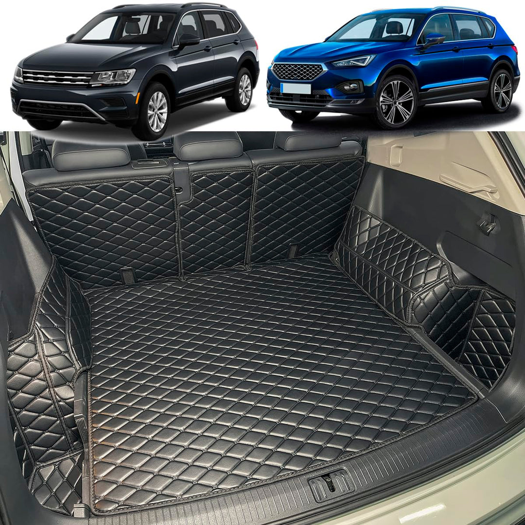 Kofferraumwanne kompatibel mit VW Tiguan Allspace/Seat Tarraco 5-Sitzer 2017-2025 | Kofferraummatte