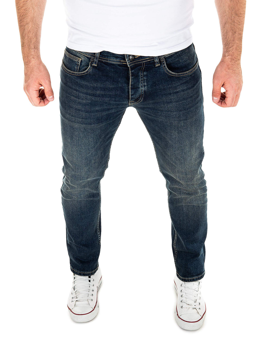 WOTEGA Herren Jeans Alistar Slim Fit 30W / 32L Blau (Total Eclipse 194010), 30W / 32L Blau (Total Ec