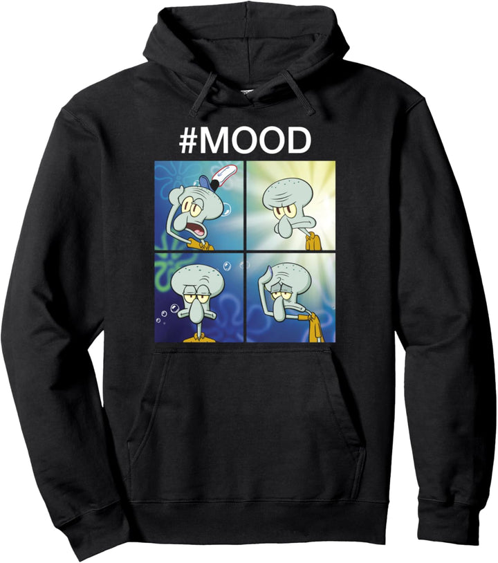 SpongeBob SquarePants Squidward Mood Meme Pullover Hoodie