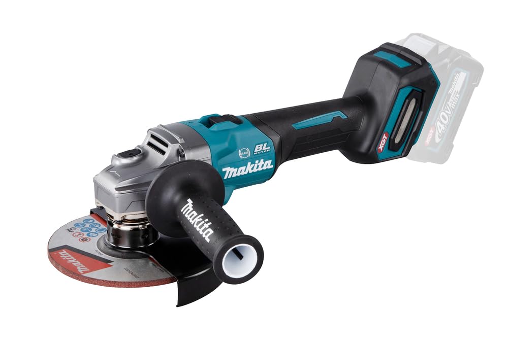 Makita GA035GZ Akku-Winkelschleifer 40V max. (ohne Akku, ohne Ladegerät), Petrol