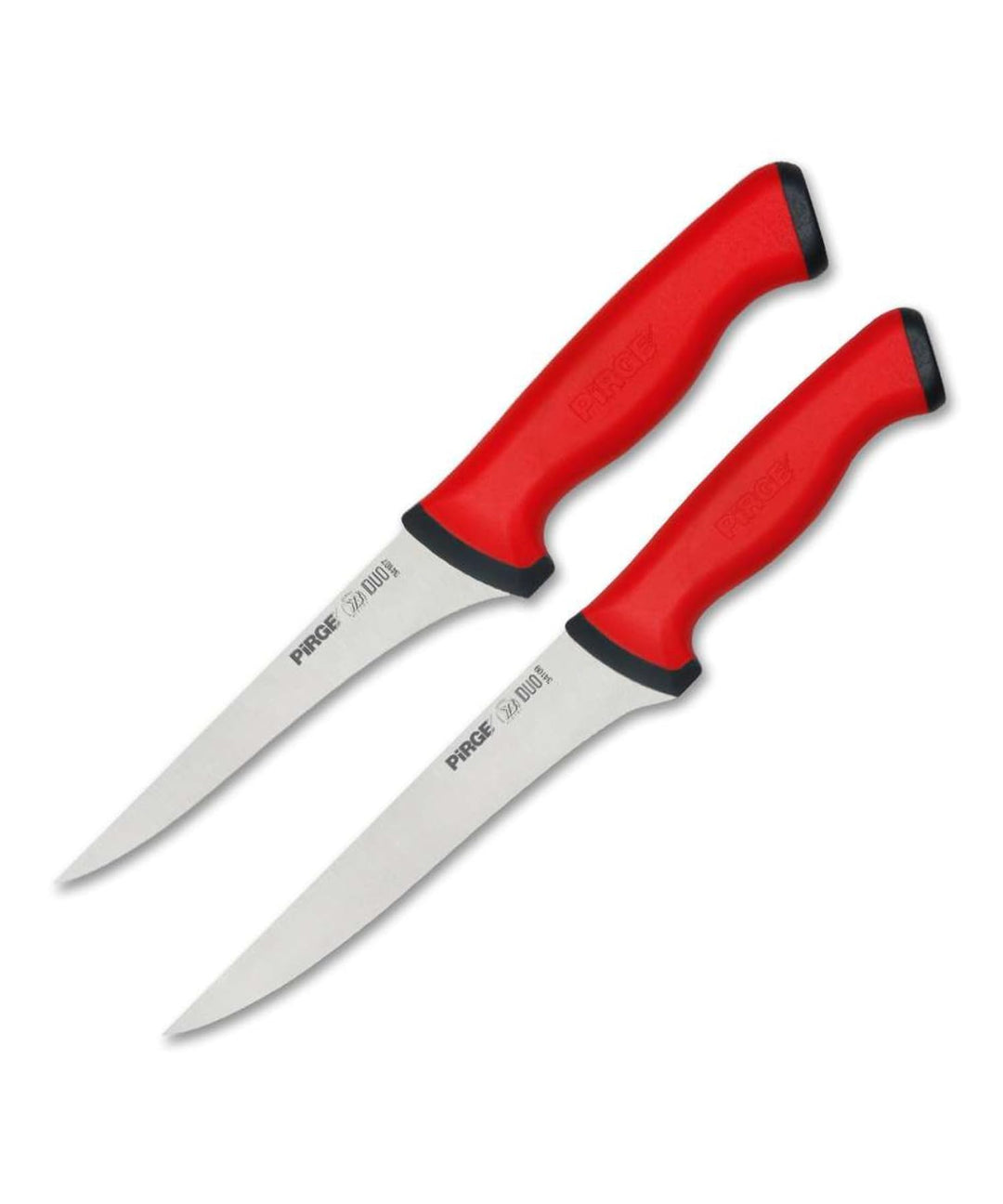 Pirge Duo Ausbeinmesser Profi Messer Set 2 TLG - Rutschfester Griff - 12,5 cm und 16,5 cm Ausbeinmes