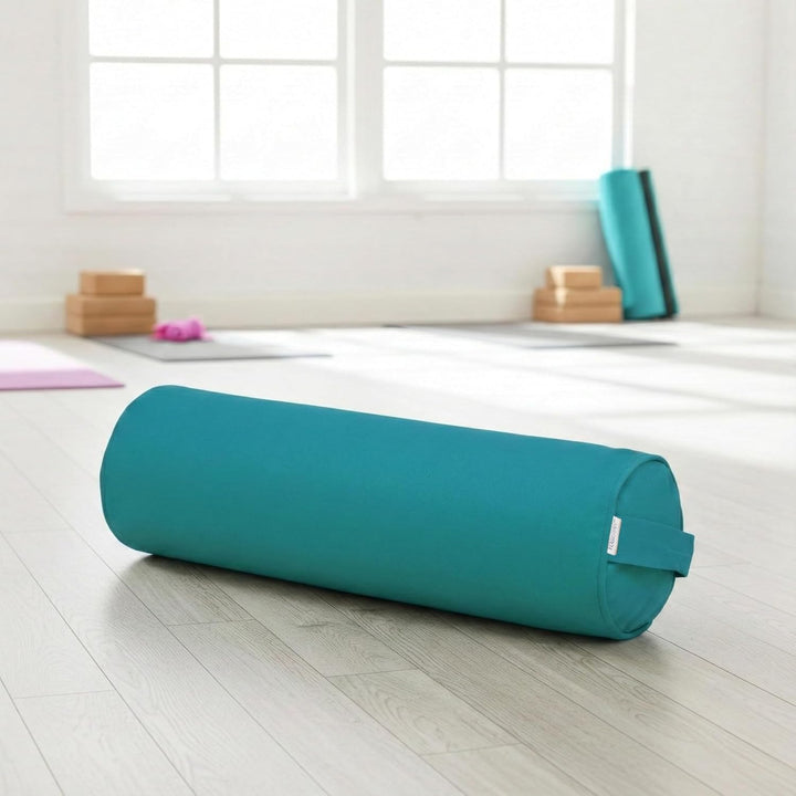Yogistar Yoga-Bolster Yin - Basic - Rund petrol, petrol