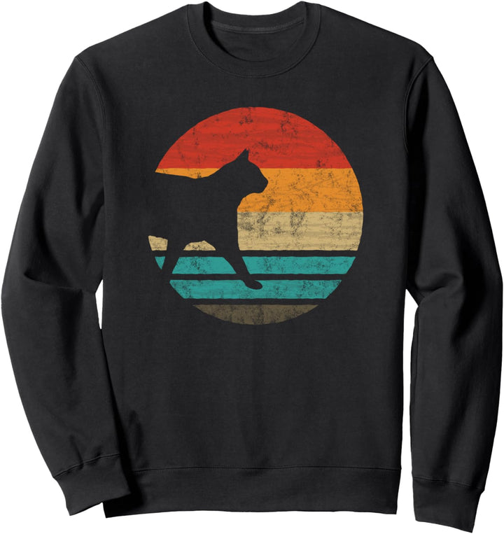 Katze Retro Style Vintage Sweatshirt