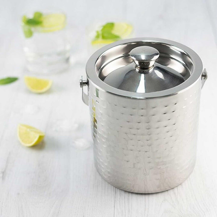 KINGHOFF Wein- & Sektkühler 1.5L Edelstahl Silber