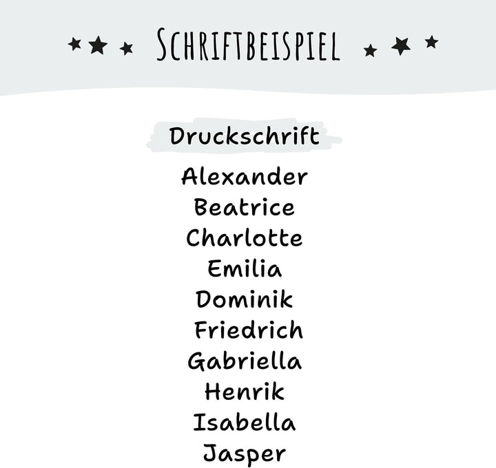 Personalisierter Beissring aus Holz für Babys - Niedlicher Greifling mit Name - Babyrassel und schön