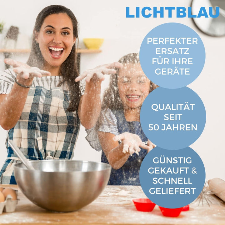 Lichtblau Rührbesen 659889 für Bosch Küchenmaschine I 00659889 Ersatz Schneebesen passend für MUM5 M