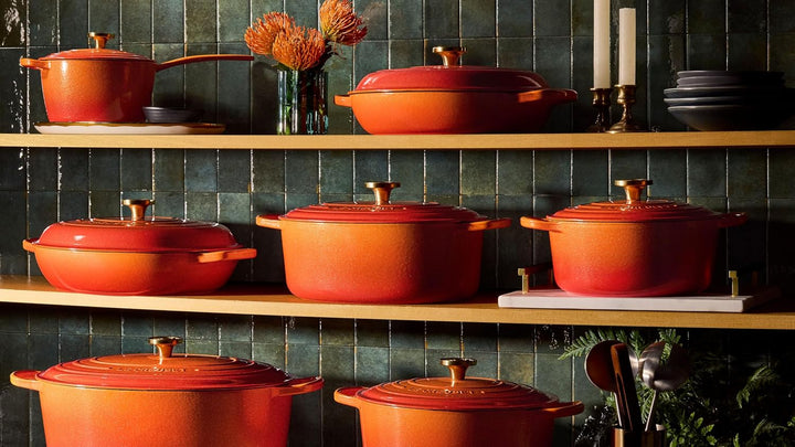Le Creuset Flamme Dorée Ovalkasserolle, 40 cm