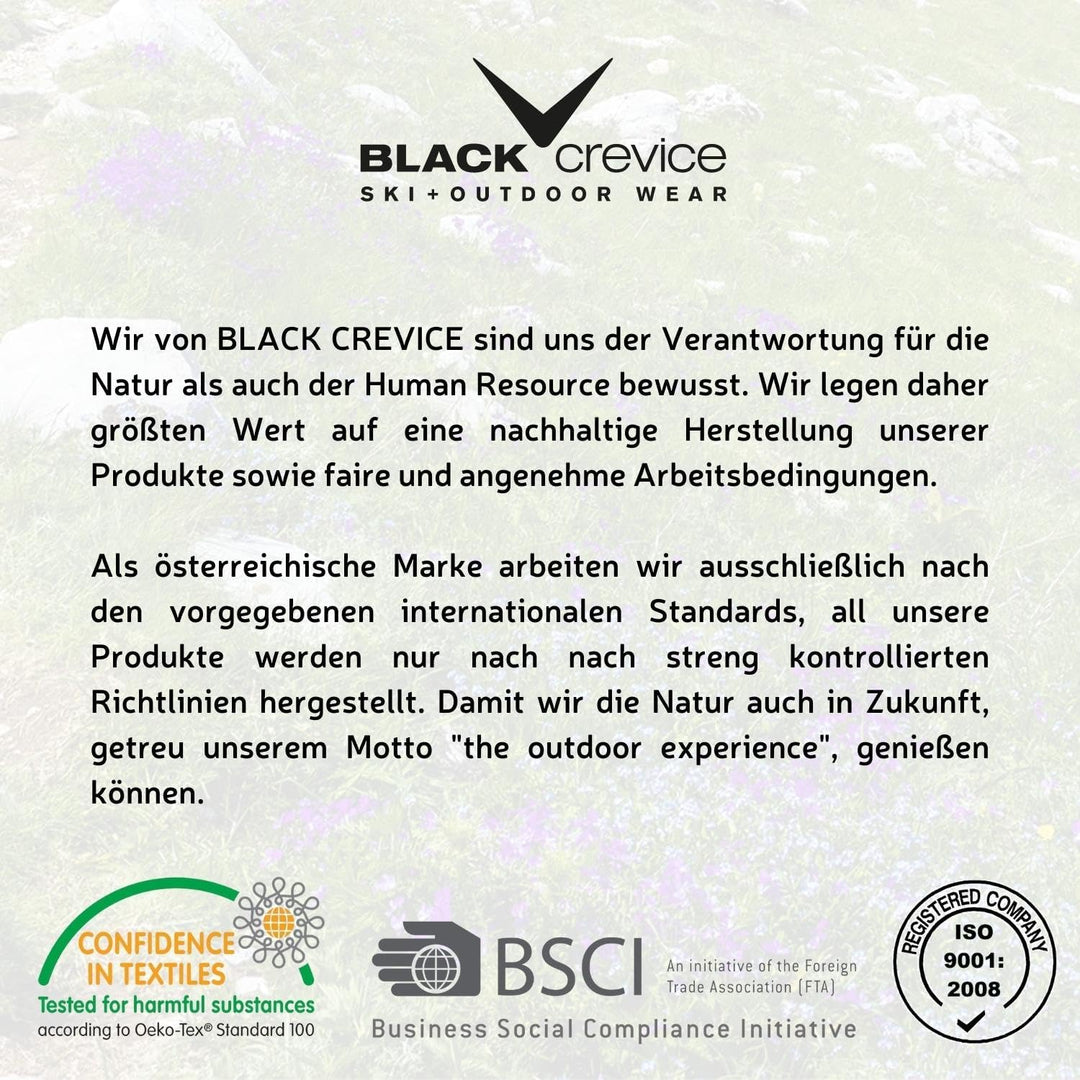 Black Crevice Damen Fleece-Skirolli I Ski-Pullover für Damen Grössen I Damen-Funktionsshirt I Damen