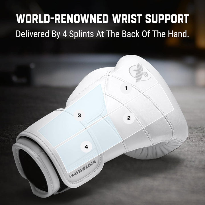 Hayabusa T3 Kanpeki Bokshandschoenen 12oz Weiss, 12oz Weiss