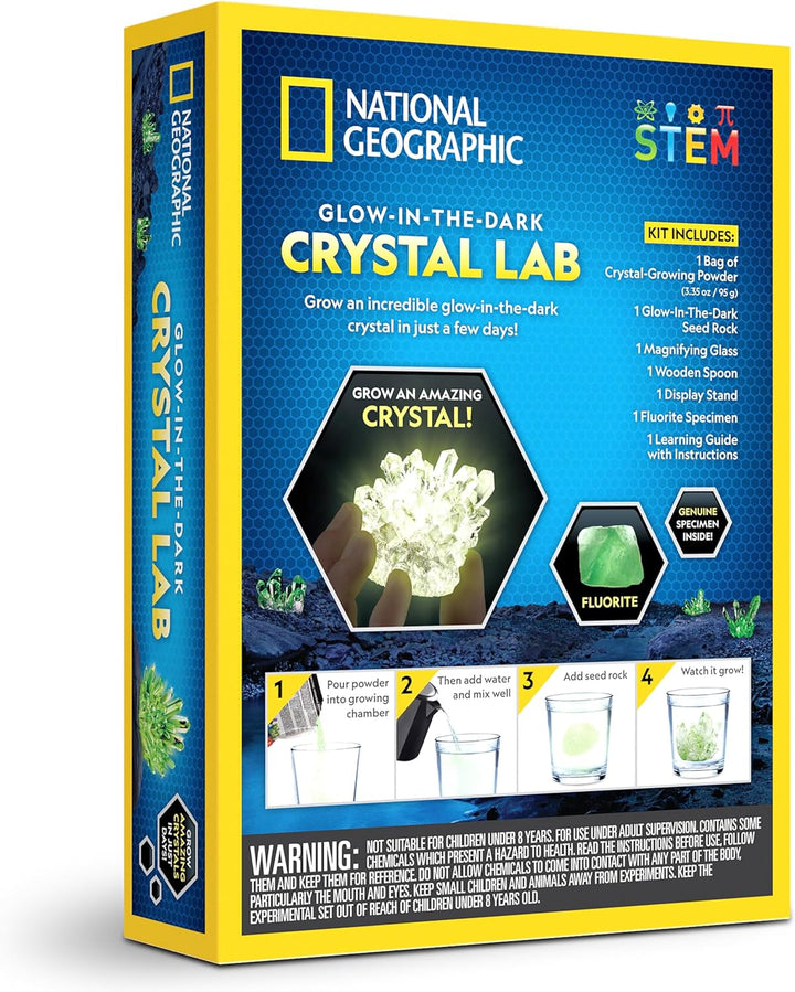 National Geographic Glow-in-the-Dark Crystal Growing Lab Ng Crystal Grow Gid Grün, Ng Crystal Grow G