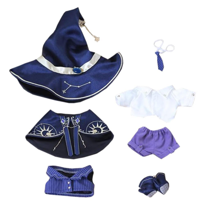 niannyyhouse 10cm 20cm Plüsch Puppe Kleidung Hut Schal Weste Hemd Hosen Krawatte Schuhe Magie Anzug