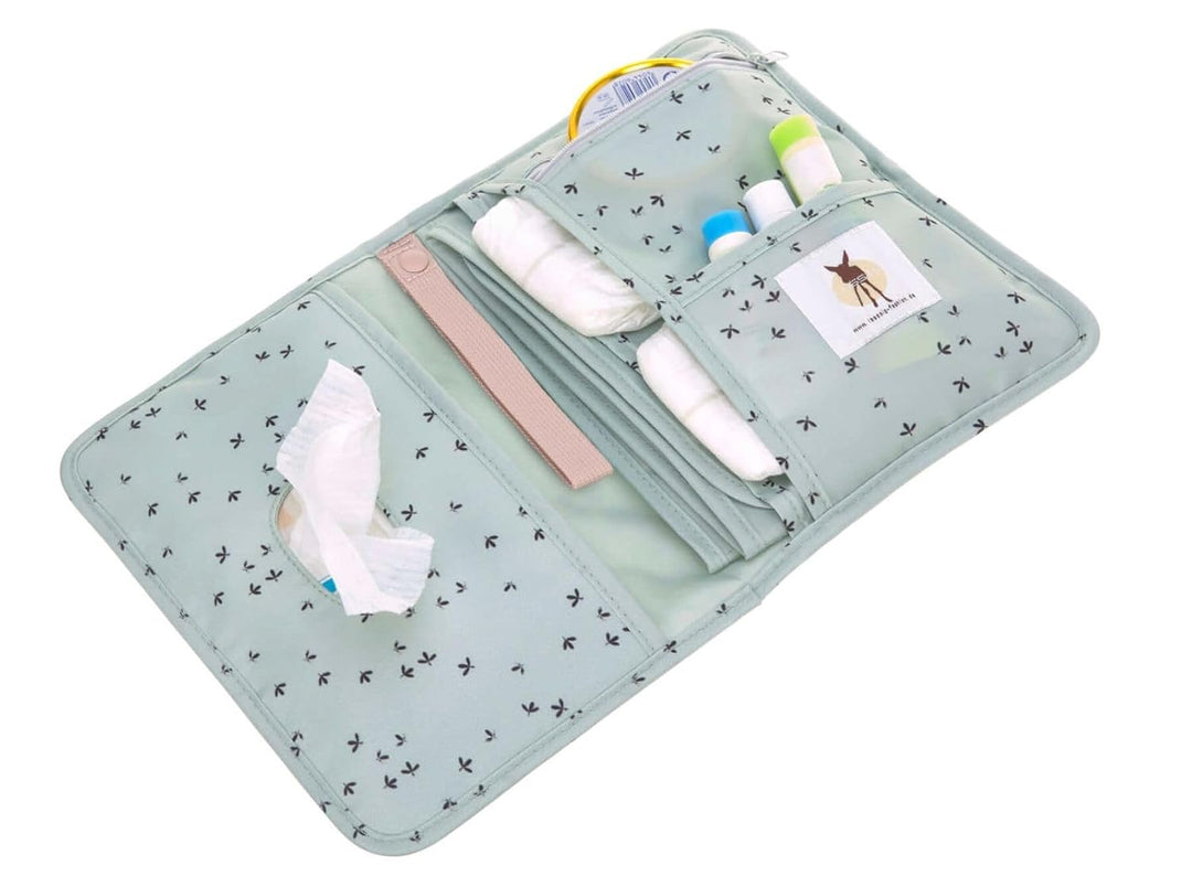 LÄSSIG Baby Windeltasche Türkis, Türkis